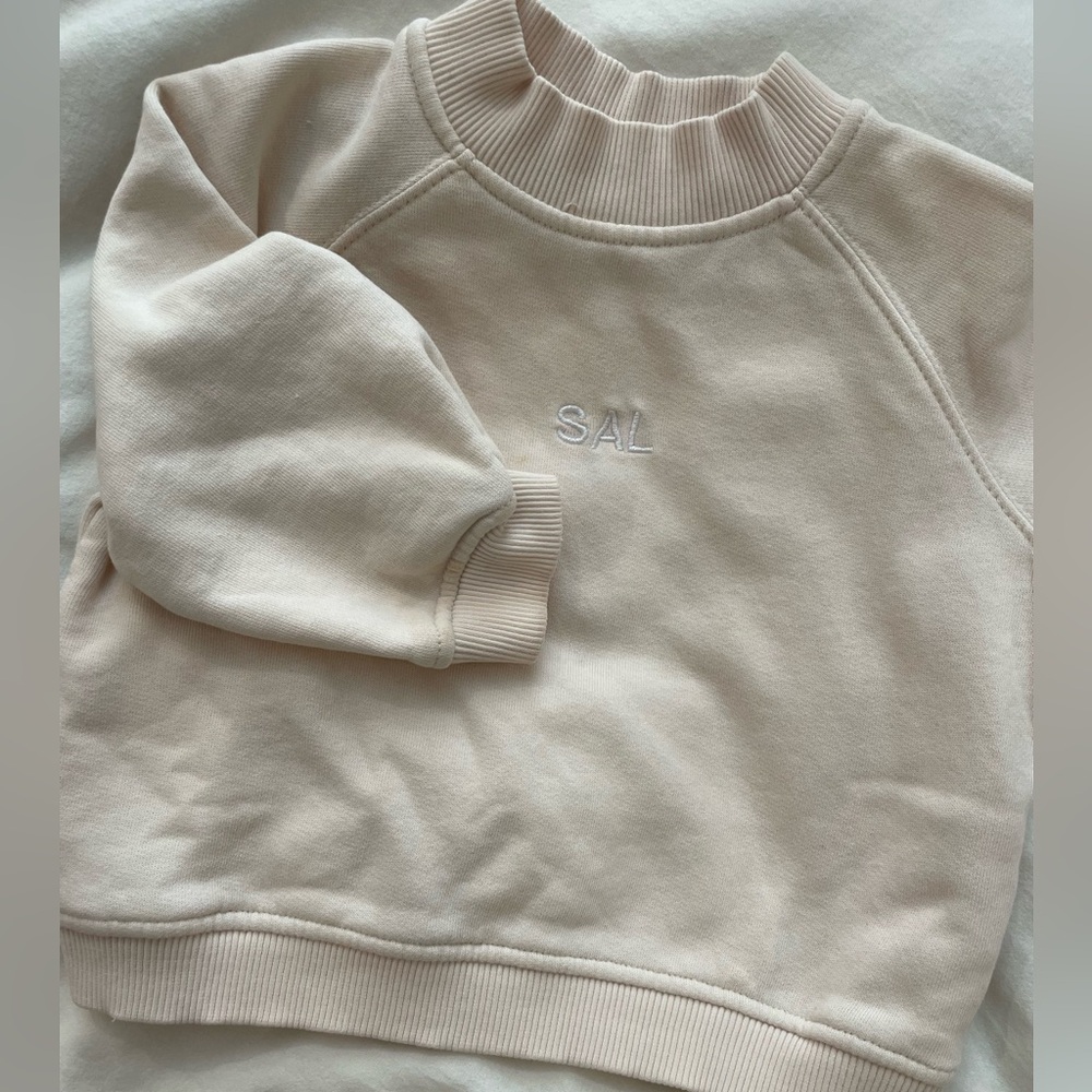 Zara Ivory Kids Sweatshirt “SAL”